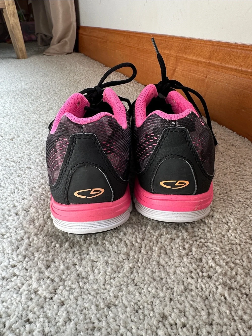 C9 by Champion Black and Pink Women's Athletic Sneakers